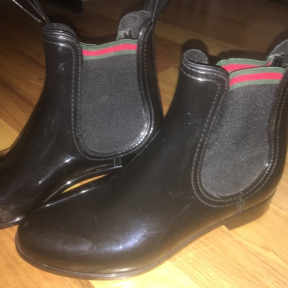 gucci rain boots womens